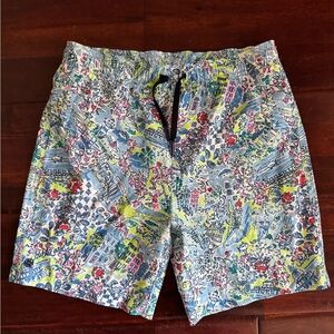EUC Southern Tide x Lilly Pulitzer Boy’s Youth Swim Shorts Trunks Size XL 16